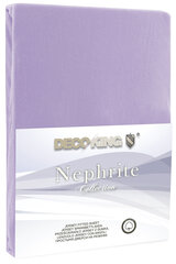 Muotoon ommeltu lakana DecoKing Jersey Nephrite Violet Collection, 120x200 cm hinta ja tiedot | Lakanat | hobbyhall.fi
