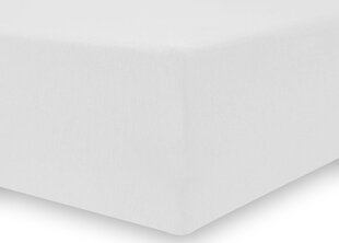 DecoKing Jersey Nephrite White Collection, muotoon ommeltu lakana, 140x200 cm hinta ja tiedot | Lakanat | hobbyhall.fi
