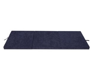 Hobbygarden Ben XL taitettava patja, 195x80 cm, tummansininen hinta ja tiedot | Hobbygarden Makuuhuone | hobbyhall.fi