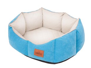 Koiranpeti Hobbydog New York Premium, L, Sky Blue, 60x52 cm hinta ja tiedot | Pedit ja pesät | hobbyhall.fi