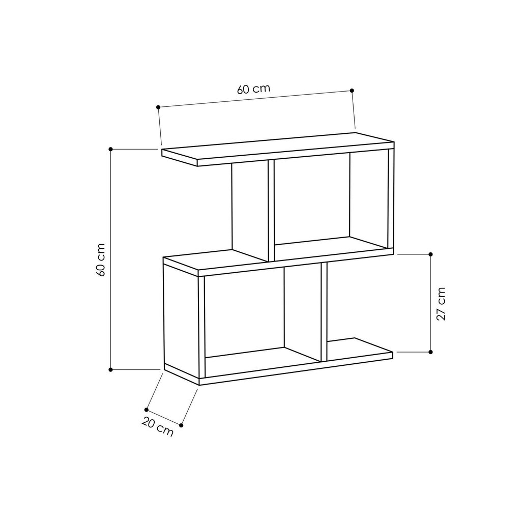 Sohvapöytä Kalune Design 855(III), valkoinen hinta ja tiedot | Sohvapöydät | hobbyhall.fi