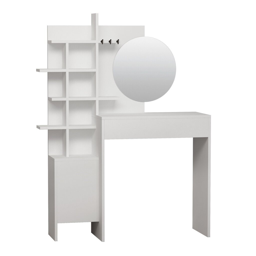 Pukeutumispöytä Kalune Design, 4301, valkoinen hinta ja tiedot | Peilipöydät | hobbyhall.fi