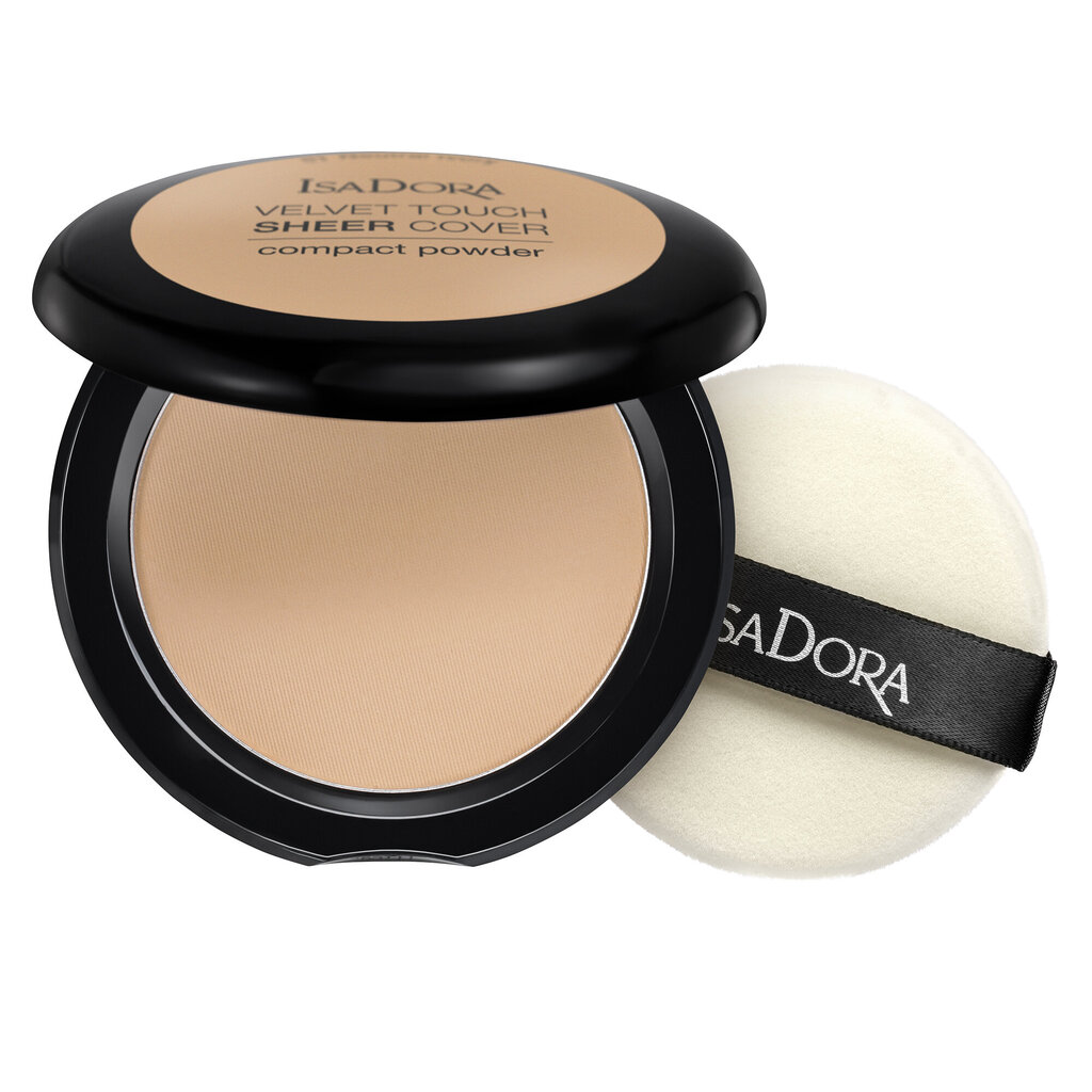 IsaDora Velvet Touch Sheer Cover SPF 10 g, 44 Warm Sand hinta ja tiedot | Meikkivoiteet ja puuterit | hobbyhall.fi