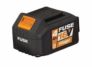 Villager akku Fuse 18 V 4.0 Ah hinta ja tiedot | Puutarhatyökalujen tarvikkeet | hobbyhall.fi