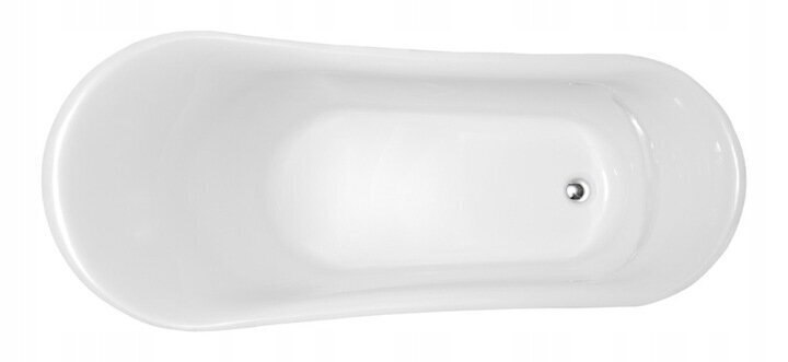 Akryylikylpyamme Mexen Retro, valkoinen+musta, 150x73 cm hinta ja tiedot | Kylpyammeet | hobbyhall.fi