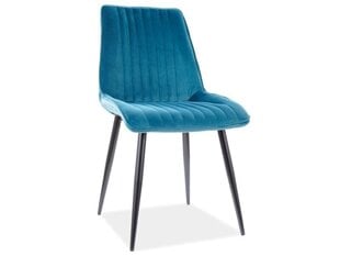 4-osainen tuolisarja Signal Meble Kim, sininen hinta ja tiedot | Ruokapöydän tuolit | hobbyhall.fi