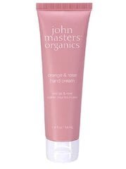 Käsivoide John Masters Organics Orange & Rose Hand Cream, 54 ml hinta ja tiedot | Vartalovoiteet ja -emulsiot | hobbyhall.fi