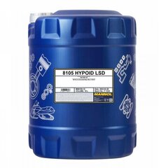 Mannol Hypoid LSD 85W-140 GL-5 8105, 10L Mineraaliöljy mekaanisille vaihteille hinta ja tiedot | Moottoriöljyt | hobbyhall.fi