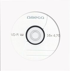 DVD Omega DVD-R 4,7GB 1tk hinta ja tiedot | Vinyylilevyt, CD-levyt, DVD-levyt | hobbyhall.fi