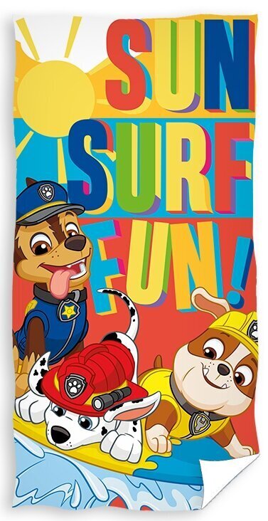 Rantapyyhe Paw Patrol (Ryhmä Hau), 70 x 140 cm hinta ja tiedot | Pyyhkeet | hobbyhall.fi