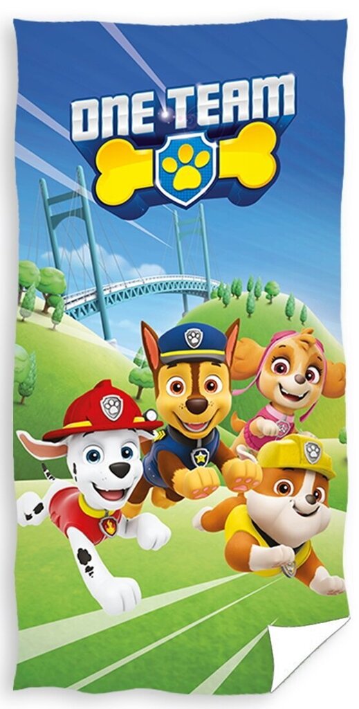 Rantapyyhe Paw Patrol (Ryhmä Hau), 70 x 140 cm hinta ja tiedot | Pyyhkeet | hobbyhall.fi