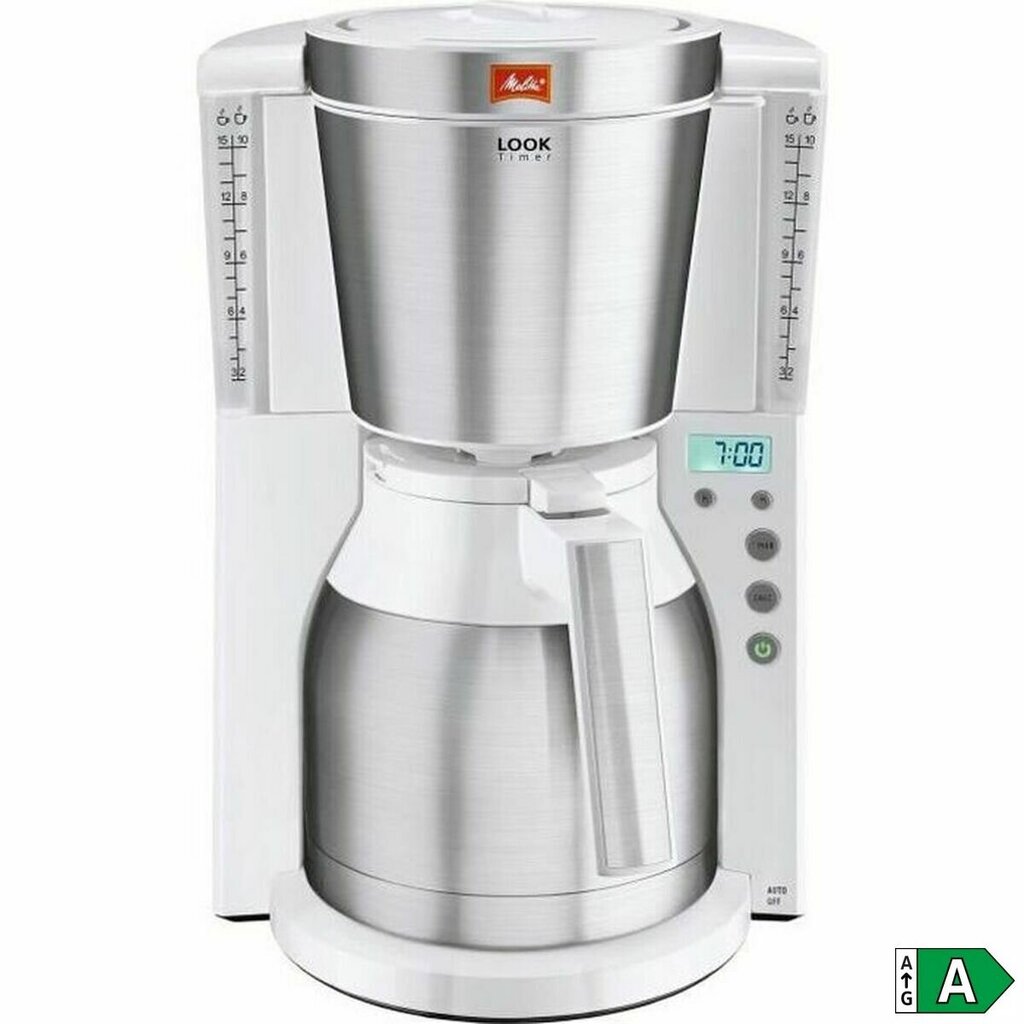 Melitta LOOK IV 1000W 1,2 L (kunnostettu B) Tippakahvinkeitin hinta ja tiedot | Kahvinkeittimet ja kahvikoneet | hobbyhall.fi