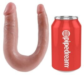 King Cock Double Trouble -tupladildo, ihonvärinen hinta ja tiedot | Dildot | hobbyhall.fi