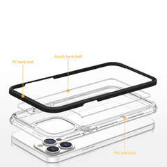 Clear 3in1, iPhone 14 Pro Max, punainen hinta ja tiedot | Puhelimen kuoret ja kotelot | hobbyhall.fi