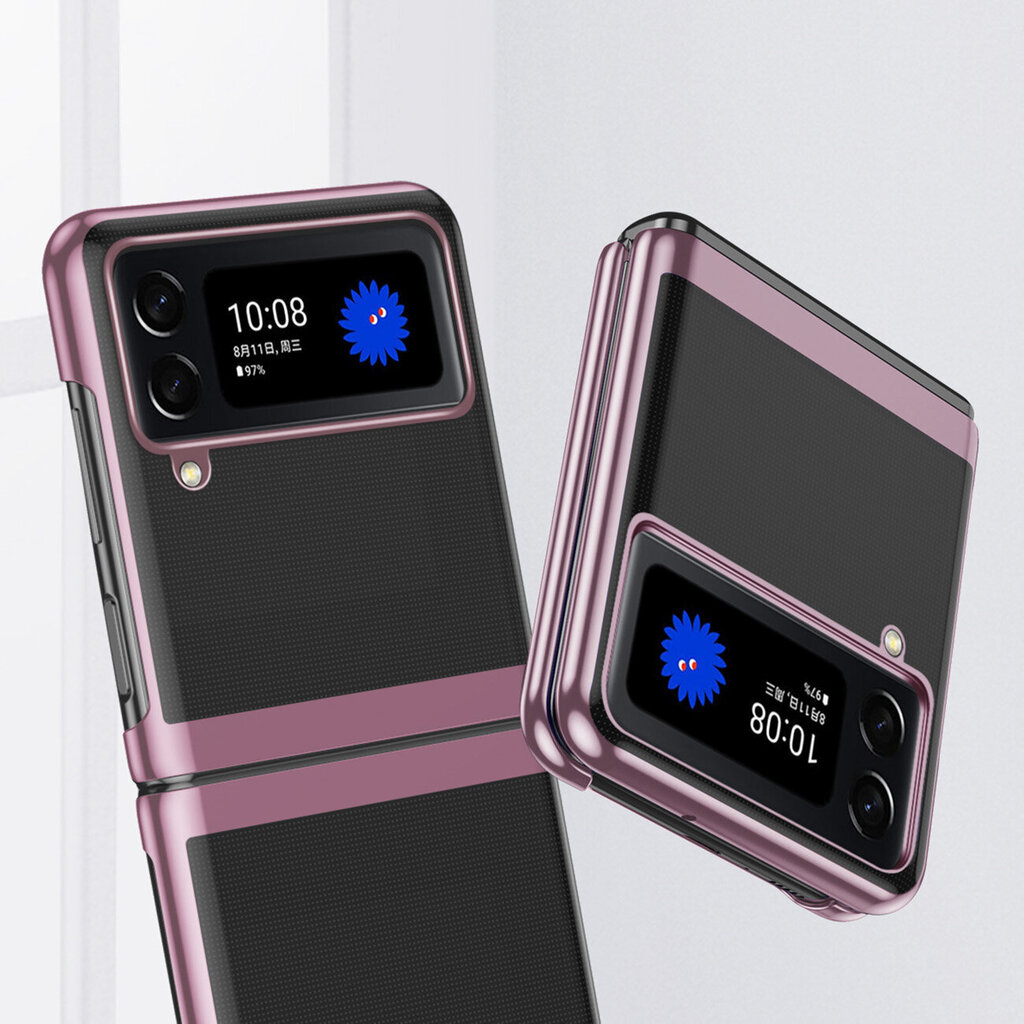 Plating Case, Samsung Galaxy Z Flip 4, sininen hinta ja tiedot | Puhelimen kuoret ja kotelot | hobbyhall.fi