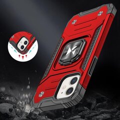 Wozinsky Ring Armour for iPhone 14 Plus, punainen hinta ja tiedot | Puhelimen kuoret ja kotelot | hobbyhall.fi