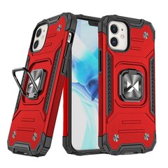 Wozinsky Ring Armour for iPhone 14 Plus, punainen hinta ja tiedot | Puhelimen kuoret ja kotelot | hobbyhall.fi