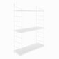 Seinähylly Kalune Design Armoni 3, valkoinen hinta ja tiedot | Hyllyt | hobbyhall.fi