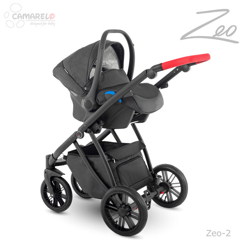 Camarelo Zeo 3 in 1 -yhdistelmävaunut, ZEO - 02 hinta ja tiedot | Vaunut ja rattaat | hobbyhall.fi