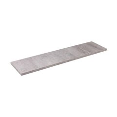 Seinähylly Floorpol 120x20 cm, harmaa/hopea hinta ja tiedot | Hyllyt | hobbyhall.fi