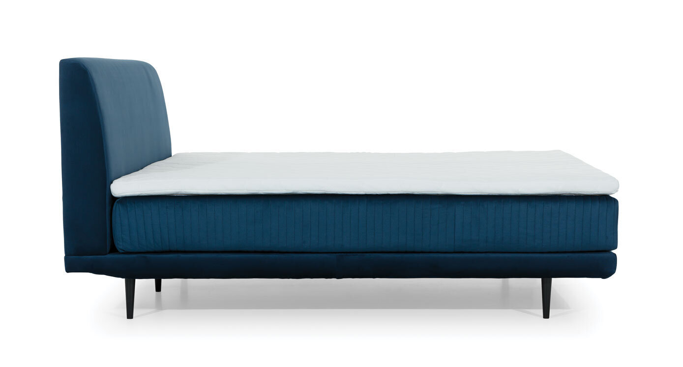 Sänky NORE Asteria 10 160x200 cm, harmaa hinta ja tiedot | Sängyt | hobbyhall.fi