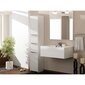 .Korkea kylpyhuonehylly S43, valkoinen. hinta ja tiedot | Kylpyhuonekaapit | hobbyhall.fi