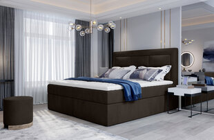 Sänky NORE Vivre 11, 180x200cm, tummanruskea hinta ja tiedot | Sängyt | hobbyhall.fi