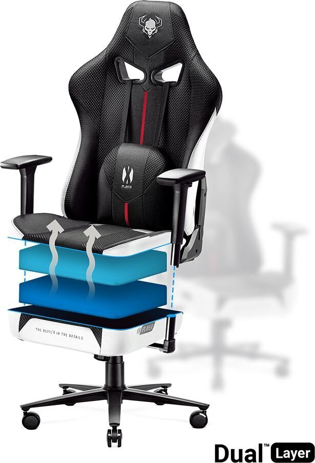 Diablo Chairs X-PLAYER 2.0, King Size, musta hinta ja tiedot | Toimistotuolit | hobbyhall.fi