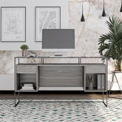 Pöytä Dorel Home Camley, harmaa hinta ja tiedot | Tietokonepöydät ja työpöydät | hobbyhall.fi