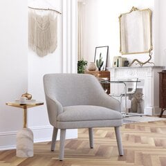 Nojatuoli Mr. Kate Effie Upholstered Accent, harmaa hinta ja tiedot | Nojatuolit | hobbyhall.fi