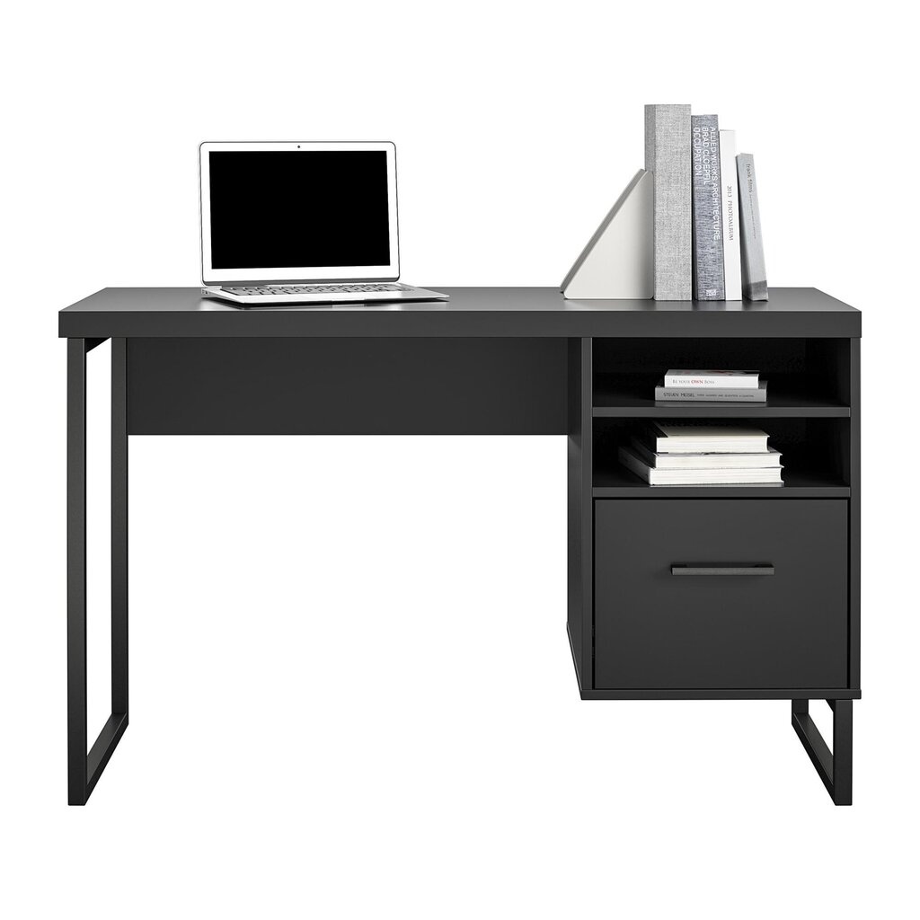 Pöytä Candon, musta hinta ja tiedot | Tietokonepöydät ja työpöydät | hobbyhall.fi