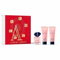 Giorgio Armani My Way - Setti naisille: EDT 50 ml + suihkugeeli, 75 ml + vartaloemulsio, 75 ml. hinta ja tiedot | Naisten hajuvedet | hobbyhall.fi