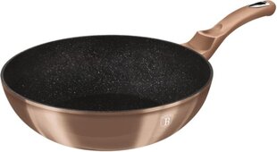 Berlinger Haus Metallic Line Wok-pannu Rose Gold Edition, 30 cm hinta ja tiedot | Paistinpannut | hobbyhall.fi