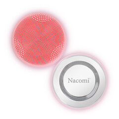 Nacomi Omi Kasvohierontalaite Massager & Cleansing Brush 3-in-1 vaaleanpunainen hinta ja tiedot | Kasvojenhoitolaitteet | hobbyhall.fi