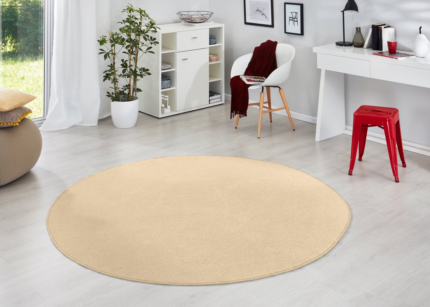 Hanse Home matto Fancy Beige, 200x200 cm hinta ja tiedot | Isot matot | hobbyhall.fi