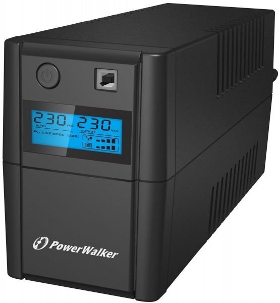PowerWalker, VI 650 SE LCD hinta ja tiedot | UPS-laitteet | hobbyhall.fi