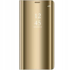 Mocco Clear View, Samsung Galaxy A22 5G:lle, kulta hinta ja tiedot | Puhelimen kuoret ja kotelot | hobbyhall.fi