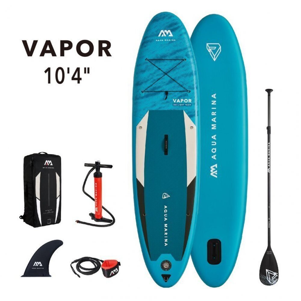 Ilmatäytteinen SUP-lauta Aqua Marina Vapor 3,15 m, sininen (BT-21VAP) hinta ja tiedot | SUP-laudat | hobbyhall.fi