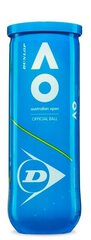 Tennispallot Dunlop Australian Open ITF, 3 kpl hinta ja tiedot | Tennisvälineet | hobbyhall.fi