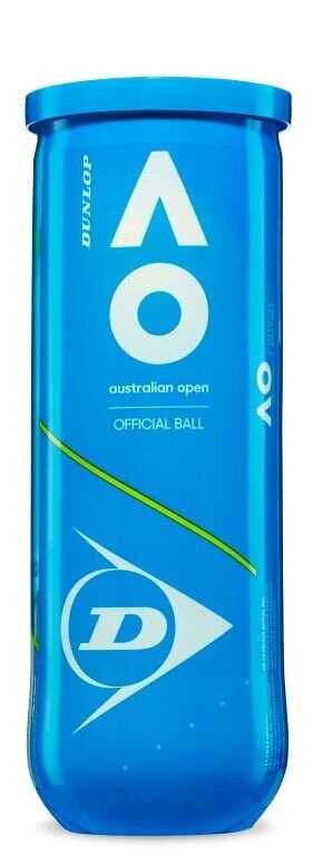 Tennispallot Dunlop Australian Open ITF, 3 kpl hinta ja tiedot | Tennisvälineet | hobbyhall.fi
