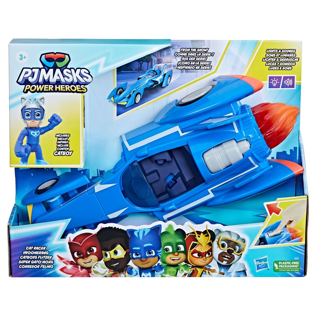 Hasbro Pj -naamarit: Kissan kilpailija (F6213) hinta ja tiedot | Poikien lelut | hobbyhall.fi