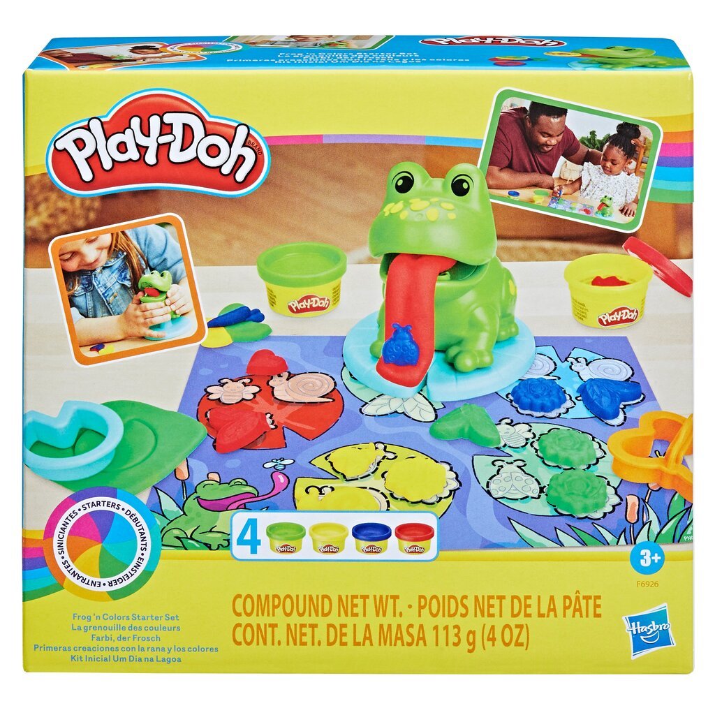 PLAY-DOH muovailuvaha -setti "Sammakko ja värit" hinta ja tiedot | Kehittävät lelut | hobbyhall.fi