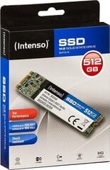 Sisäinen kiintolevy Intenso 3832450 Top Performance Internal SSD, 512 Gt M.2 SATA III hinta ja tiedot | Kovalevyt | hobbyhall.fi