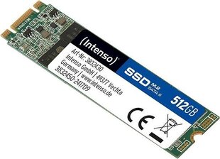 Sisäinen kiintolevy Intenso 3832450 Top Performance Internal SSD, 512 Gt M.2 SATA III hinta ja tiedot | Kovalevyt | hobbyhall.fi