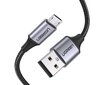 Ugreen US290 mikro-USB-kaapeli, QC 3.0 2.4A, 1 m, musta hinta ja tiedot | Kaapelit ja adapterit | hobbyhall.fi