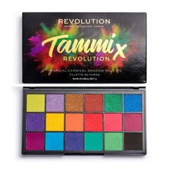 Kulmaväripaletti Revolution Tammi X Eyeshadow palette Tropical Carnival, 18 g hinta ja tiedot | Silmämeikit | hobbyhall.fi