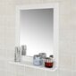 Kylpyhuoneen peili hyllyllä SoBuy FRG129-W, valkoinen hinta ja tiedot | Kylpyhuonepeilit | hobbyhall.fi