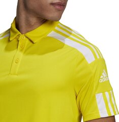 T-paita Adidas Polo, keltainen hinta ja tiedot | Jalkapallovaatteet ja -varusteet | hobbyhall.fi