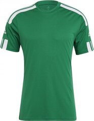 Adidas Squadra 21 T-paita, vihreä hinta ja tiedot | Jalkapallovaatteet ja -varusteet | hobbyhall.fi