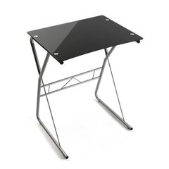 Työpöytä, lasi, (47,5 x 75 x 60 cm) hinta ja tiedot | Tietokonepöydät ja työpöydät | hobbyhall.fi